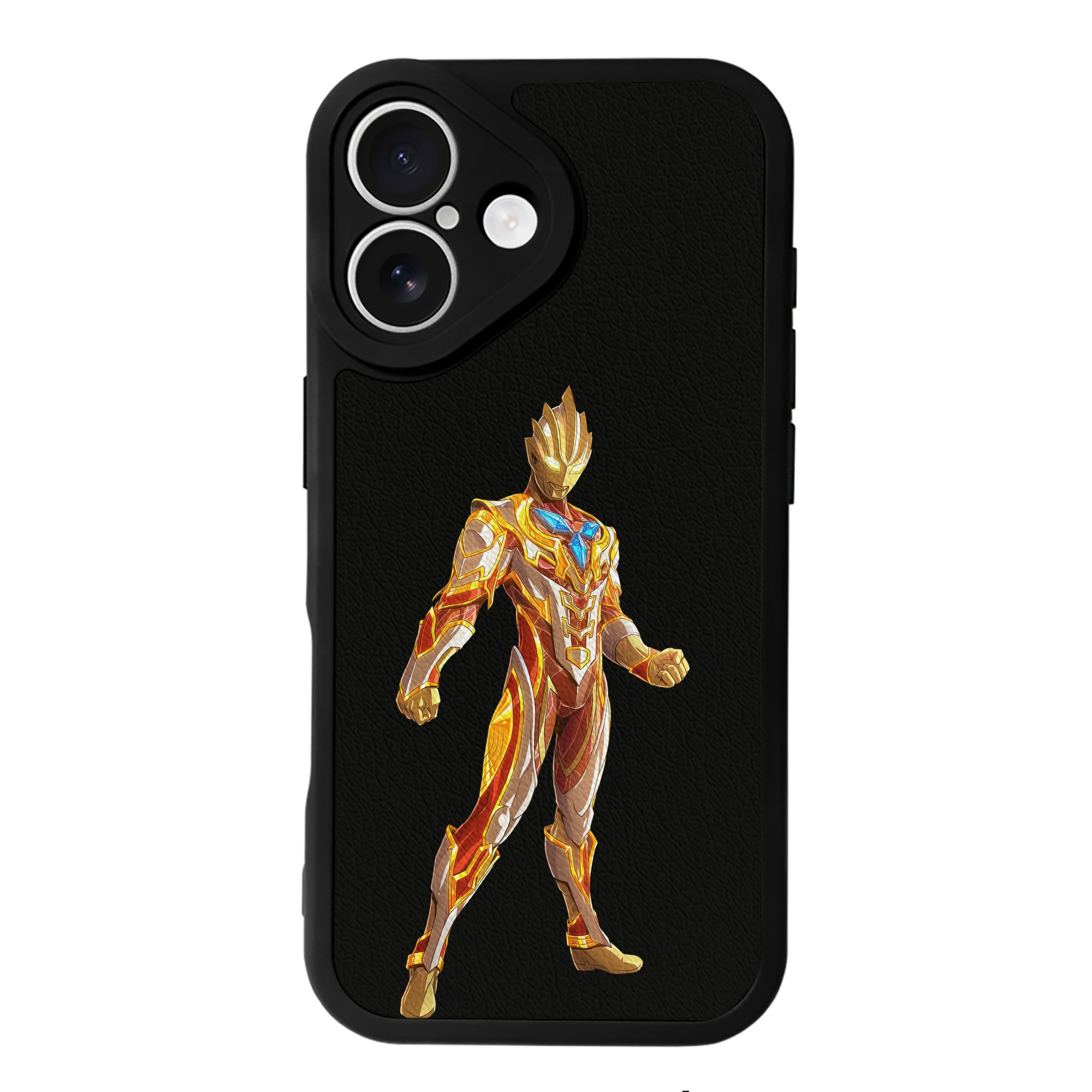 （画像用） ウルトラマン Ultraman 【iPhone 16シリーズ対応】シリコンスマホケース（レザー調） 材質：シリコン